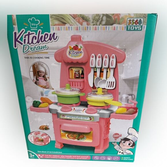 Nwt Blue Kitchen Dream Playset - Picture 2 of 2